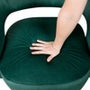 Okak Luxury 360 Degree Accent Swivel Chair with Comfy Velvet Upholstery Solid Wood Stylish Armchair for Living Room Office Lounge - 3 of 4