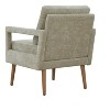 CAVINAS Mid-Century Accent Chair,Set of 1/2,Chenille Upholstery Armchair with Soft Pillow Back,Comfy Lounge Chair for Living Room,Bedroom - 4 of 4