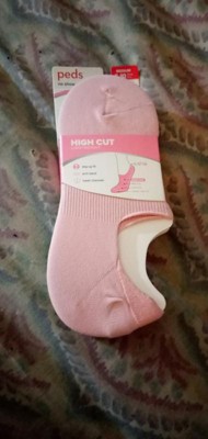 Peds Women's Sport Performance Hi-cut Soft Nylon 4pk Liner Socks -  Pink/white/gray/navy 5-10 : Target