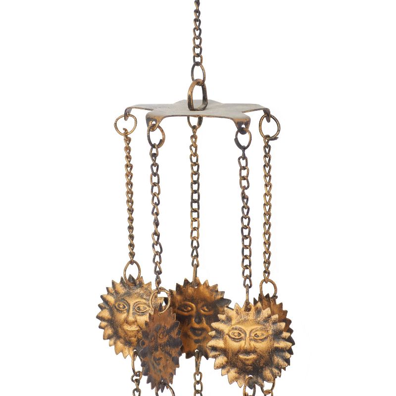 Eclectic Sun and Stars Windchime Brass - Olivia &#38; May, 4 of 7