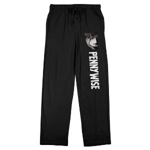 Pennywise IT Movie Men's Black Sleep Pajama Pants - 1 of 4