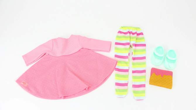 Our Generation Perfectly Sweet Ice Cream Outfit for 18&#34; Dolls, 2 of 8, play video
