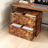 Karl Home 2-Drawer Brown Particle Board 31.5in. W Lateral File Cabinet - 2 of 4