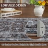 Boho Living Room Rugs Washable Non Slip Vintage Area Rug Soft Low Pile Thin Floor Carpet for Living Room Bedroom Dining Room - 3 of 4