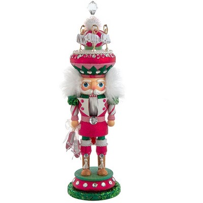 Kurt Adler 18-inch Hollywood Pink And Green Ballet Soldier Nutcracker ...