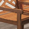 Resenkos Patio Dining Sets,Patio Furniture Sets,Outdoor Patio Dining Set, 4 Seater Wood Dining Table and Chairs, Teak - 2 of 4