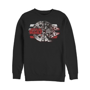 Men's Star Wars The Last Jedi Millennium Falcon Profile Sweatshirt - 1 of 3