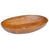 vidaXL Basin Solid Wood Teak 23.6"x15.7"x3.9" - 4 of 4