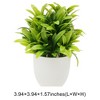 Unique Bargains Artificial Plants Luo Han Guo Plant Plastic Light Green 1 Pc - 3 of 4