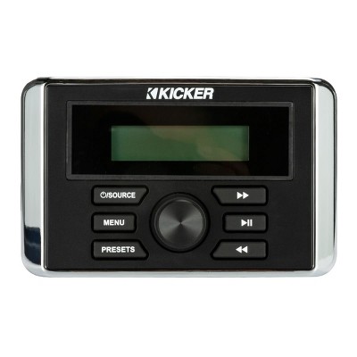 Kicker 46KMC3 Marine-Grade Stereo Receiver with Built-In Amplifier