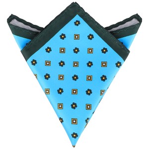 INSPIRE CHIC Men's Classic Modern Geometric Pocket Squares - 1 of 4