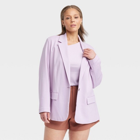 Women's Oversized Fall Blazer - A New Day™ Tan S : Target