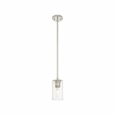 Crown Point - 1 Light Pendant In Industrial Style-8.38 Inches Tall and 3.88 Inches Wide
