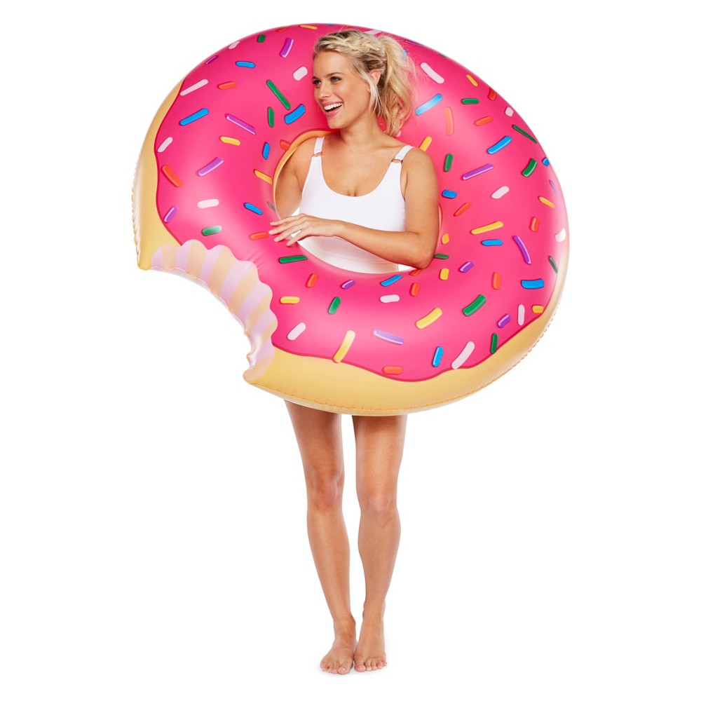 UPC 817742021220 product image for BigMouth Inc Giant Strawberry Frosted Donut Pool Float - 4ft | upcitemdb.com