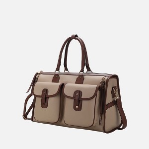 MKF Collection Genevieve Color Block Vegan Leather Women’s Duffle Bag by Mia K - 1 of 4