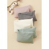 Bucky Linen Hot/Cold Body Wrap, Natural Buckwheat Seed Filling, Hypoallergenic, Gray - 4 of 4