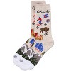 Memoi Women's Colorado Rayon From Bamboo Crew Socks Ivory Heather 9-11 - 3 of 3