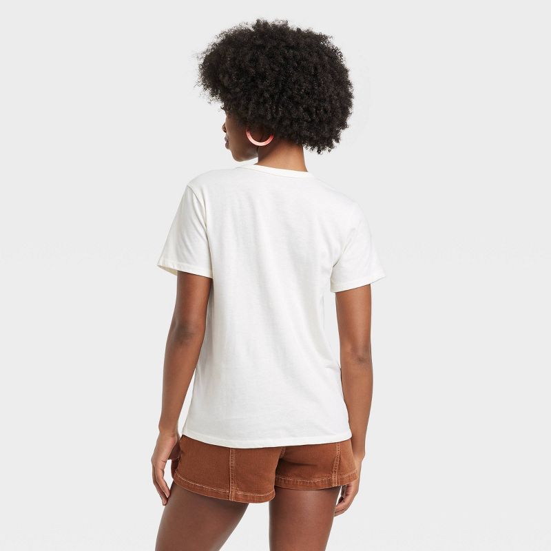 Women's NYC Ballet Short Sleeve Graphic T-Shirt - Ivory, 2 of 4