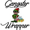 Men's Design By Humans Gangsta Wrapper Adult Ugly Christmas Sweatshirt Gangsta Wrapper By alungu3208 Tank Top - 2 of 3