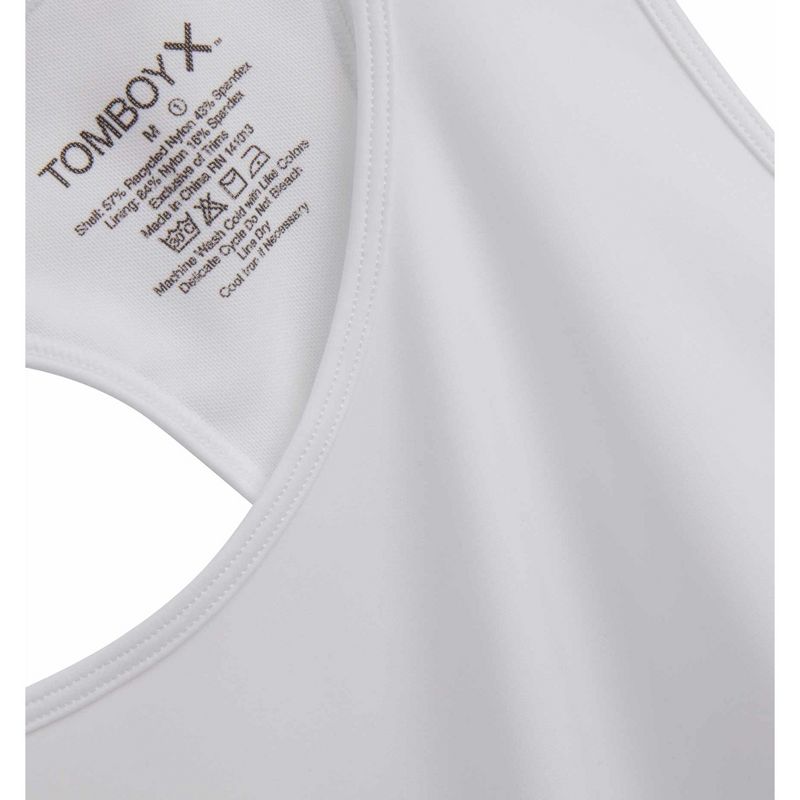 TomboyX Racerback Compression Top, Full Coverage Medium Support Top (XS-6X), 3 of 4