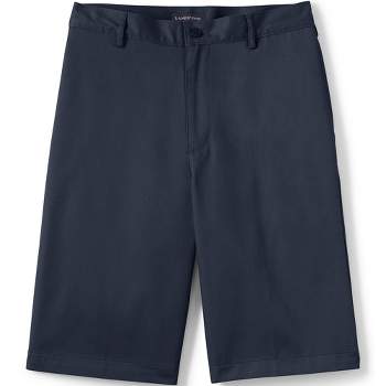 School Uniform Young Men's Plain Front Blend Chino Shorts