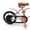 TopComfy Decorative Object Metal Bicycle Pedestal for Contemporary Home and Office Decor, Pink, 10.5"*4.5"*7" - 4 of 4