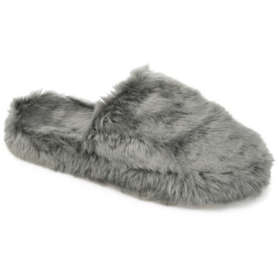 Journee Collection Womens Cozey Comfort Insole Slip On Mules Round Toe Slippers