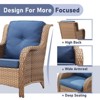 Gymojoy Outdoor Patio Chair with Table High Back Club Chair - 4 of 4