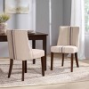 MAYEERTY Set of 2 Classic Dining Chairs, Solid Frame Comfortable Seating, Dining Room - 3 of 4