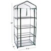 Nature Spring 4-tier Outdoor Mini Greenhouse With Cover : Target