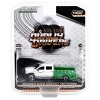 Greenlight Collectibles 1/64 2018 Chevrolet Silverado 3500 Service Bed Truck Waste Management Dually Drivers Series 10 46100-C - 2 of 3