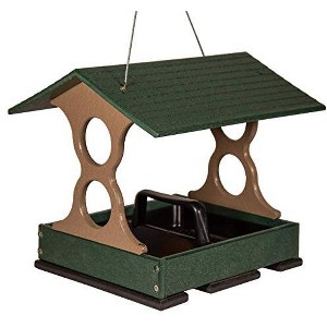 JCS Wildlife Medium Poly Fly Thru Platform Bird Feeder - 1 of 4