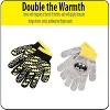 DC Comics Boys Batman Winter Hat 2 Pair Gloves or Mittens Set (Toddler/Little Boys) Size Age 4-7,Batman Winter Hat and Gloves With Handwarmers - 3 of 4