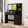 NicBex  Makeup Vanity Desk with Mirror Vanity Table with Mirror, 5 Drawers, 3 Level Dresser and Storage Cabinet for Bedroom - 2 of 4