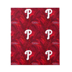 MLB Tonal Vines Microfiber Beach Towel - 1 of 4