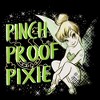 Juniors Womens Peter Pan Peter Pan St. Patrick's Day Tinkerbell Pinch Proof Pixie T-Shirt - image 2 of 4