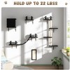 NAYSAYE Set of 5 Wall Mounted Cat Furniture, Wooden Climber Includes House, Bridge, Tree, Steps, and Scratcher for Cat Family, Black, 14.2"*8.7"*14.2" - 2 of 4