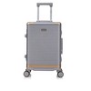Vynxaria 3-Piece Luggage Set: 20/24/28 Inch PC+Aluminum Frame, Stylish Design with Password Lock for All Travel Needs - 2 of 4