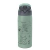 Zak Designs 19oz Jurassic World Stainless Steel Double Wall Vacuum Riverside Water Bottle Green - 2 of 4