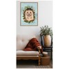 Kate & Laurel All Things Decor Sylvie Beaded Christmas Hedgehog Framed Canvas by Mia Charro - 2 of 2