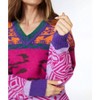 Women's Sweater Jacquard Colored - ESQUALO - image 2 of 3