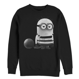 Men's Despicable Me 3 Minion Grumpy Prisoner Sweatshirt - 1 of 3