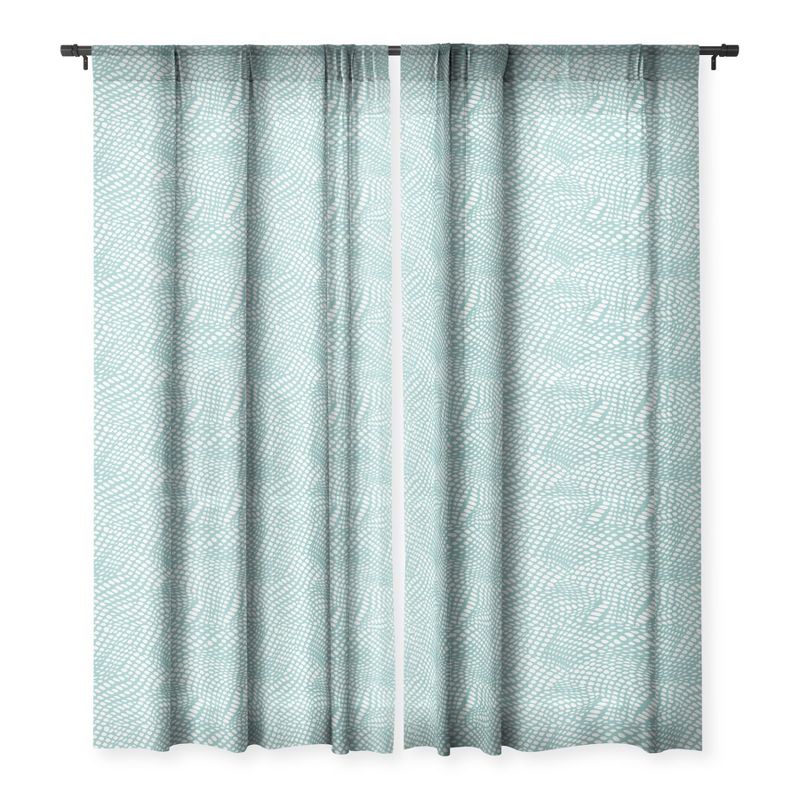 Wagner Campelo Dune Dots 5 Single Panel Sheer Window Curtain - Deny Designs, 3 of 7