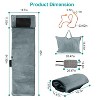 Angel Sar Full Body Massage Mat with Heating Neck Kneading Pillow, 10 Targeted Massage Points，9 Vibration Modes & Speeds, 3-Level Lumbar Heat Therapy - 3 of 4