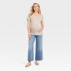 Short Sleeve V-Neck Maternity T-Shirt - Isabel Maternity by Ingrid & Isabel™ - 3 of 3