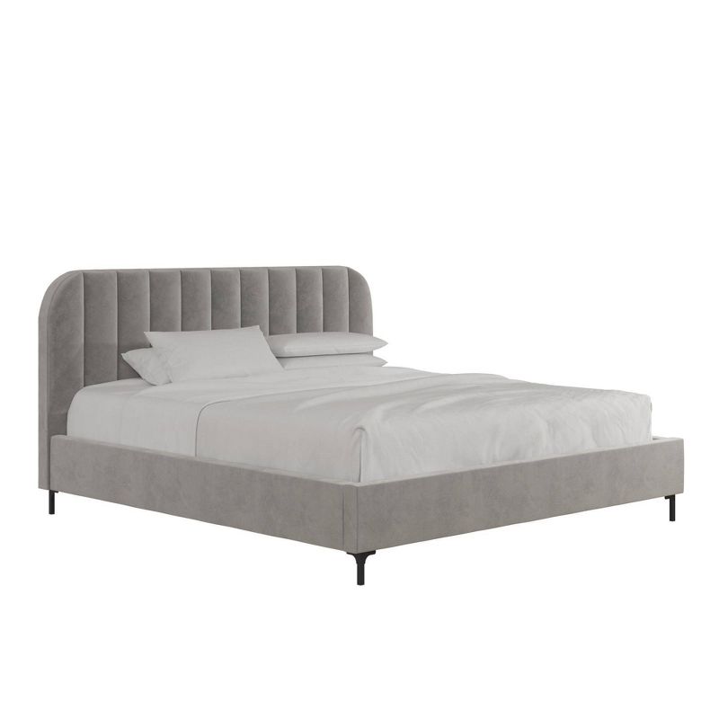 Cara Velvet Upholstered Bed - Room & Joy, 1 of 10