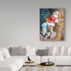 Trademark Fine Art -Hal Frenck 'No Way Santa' Canvas Art - 3 of 3