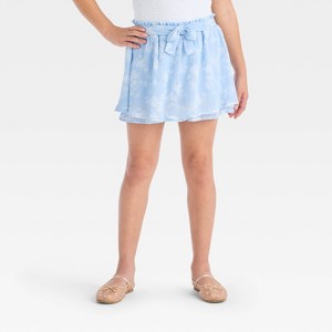 Girls' Chiffon 'Floral' Skort - Cat & Jack™ - 1 of 3