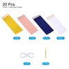 Unique Bargains Party Decoration Reusable Strong Rope Tassel Garland Banner 20 Pcs - 3 of 4