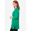 Woman Within Plus Size Perfect Three-Quarter-Sleeve Scoopneck Tunic - 4 of 4